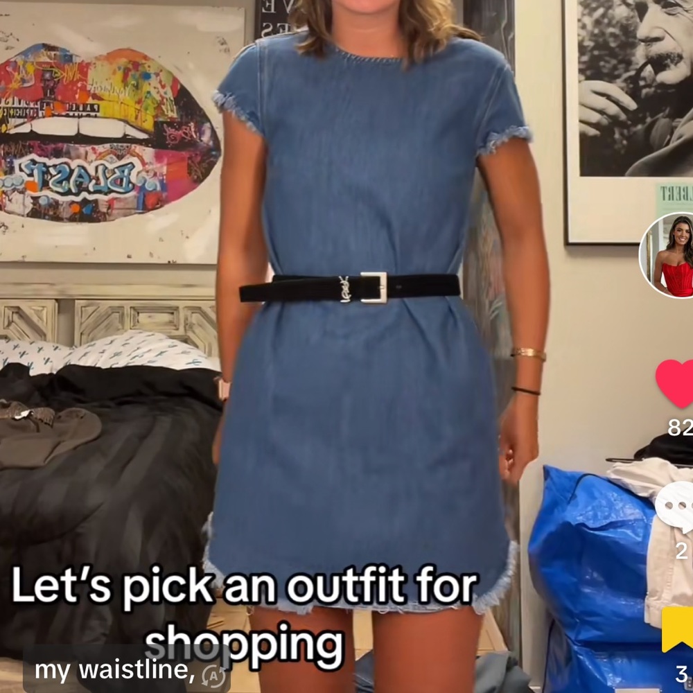 Good American Denim Dress